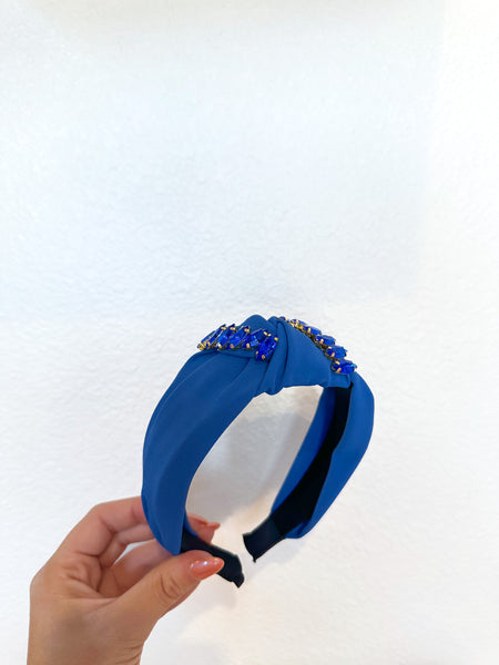 Ester Gemstone Headband - BLUE-K. Ellis Boutique