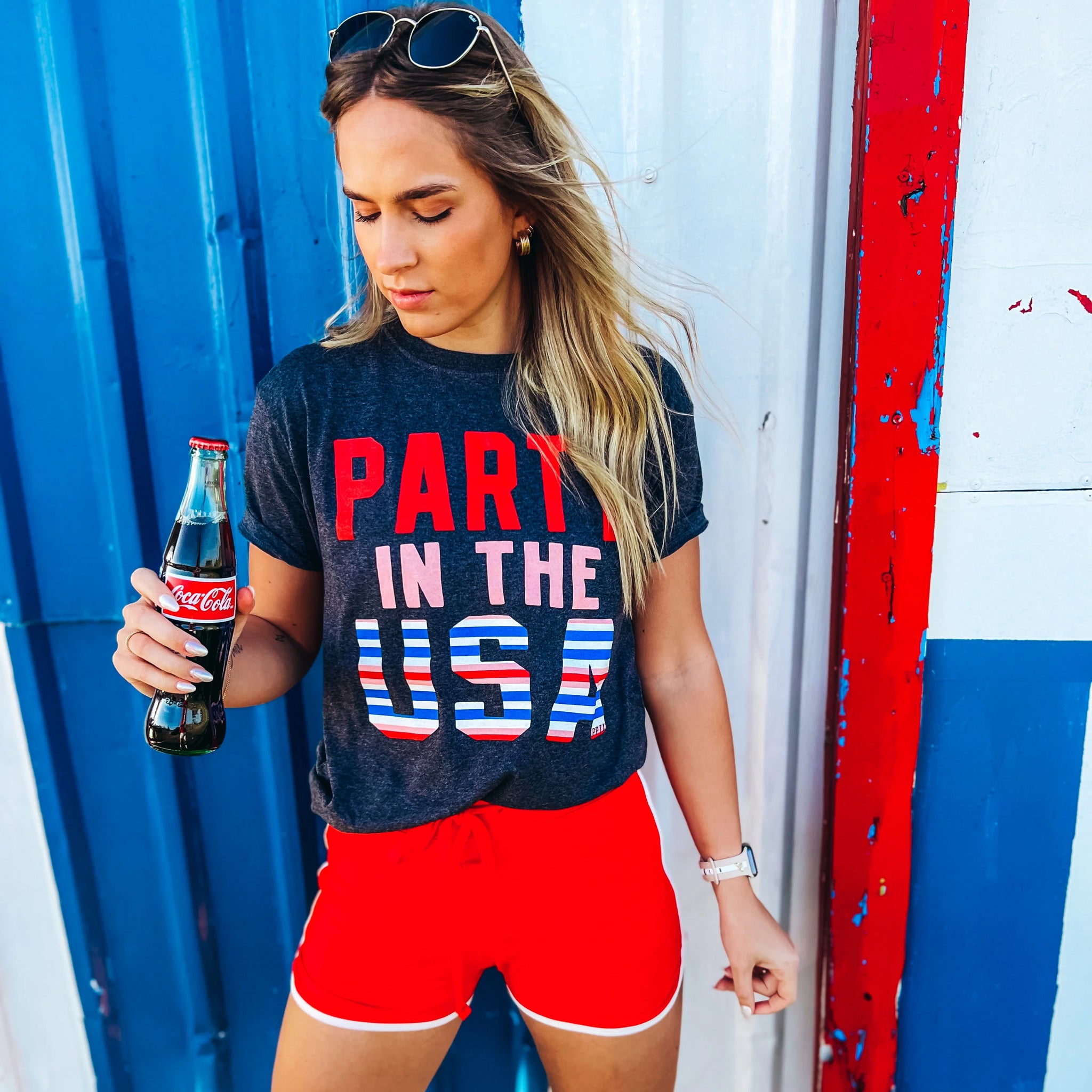 Party in the USA graphic Tee-K. Ellis Boutique