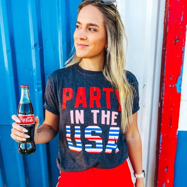 Party in the USA graphic Tee-K. Ellis Boutique