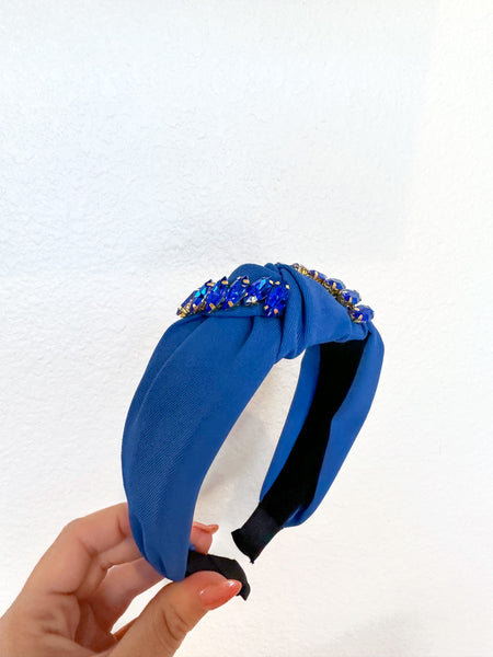 Ester Gemstone Headband - BLUE-K. Ellis Boutique