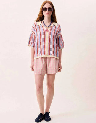 MISSY TOP IN VIOLINE-Short Sleeve Top-K. Ellis Boutique