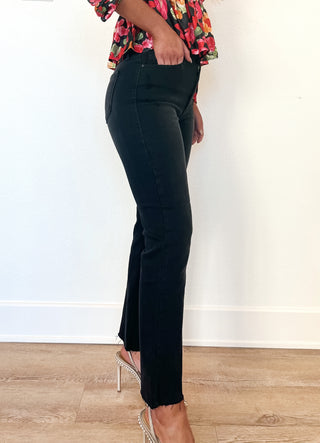TONAL CROP FLARE - Washed Black-JBD Denim-K. Ellis Boutique
