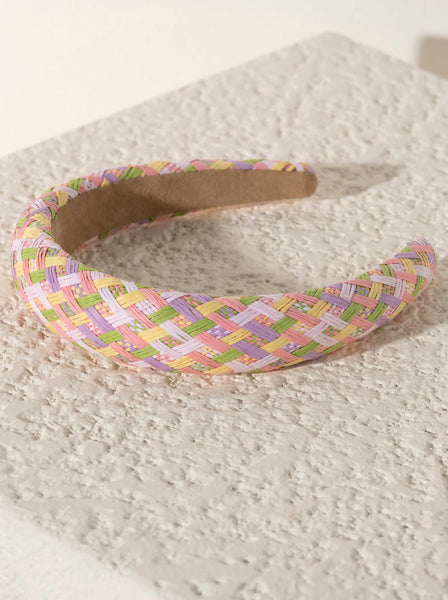 Shiraleah | Padded Straw Headband - Multi-K. Ellis Boutique