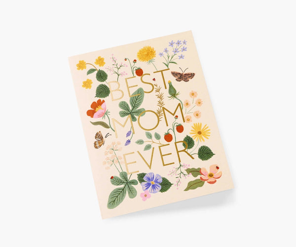 Rifle Paper Co. Best Mom Ever Greeting Card-K. Ellis Boutique