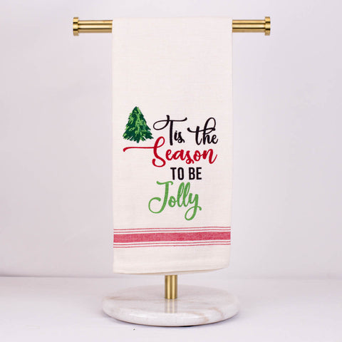 Be Jolly Hand Towel-K. Ellis Boutique